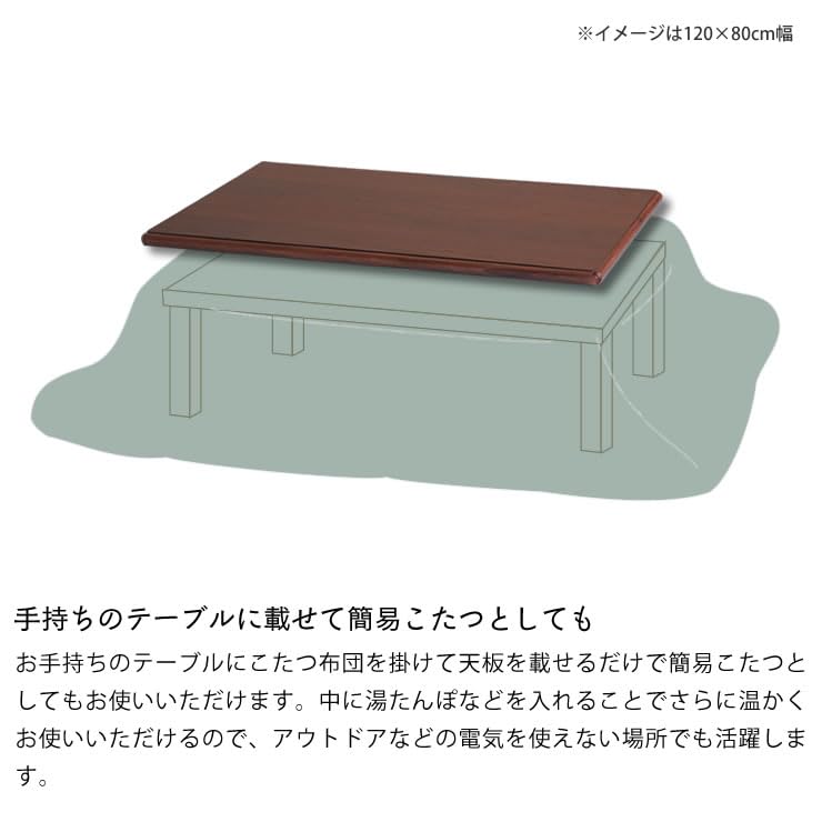 Amazon.co.jp: 家具の里 こたつ こたつ天板のみ (150×90cm / 日本製